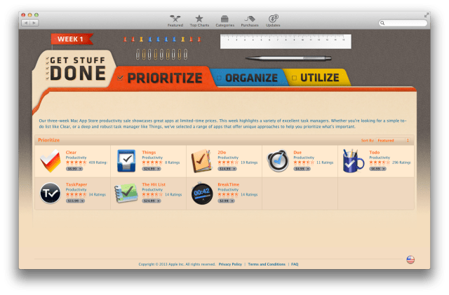Apple Launches New &#039;Get Stuff Done&#039; Sale on the Mac App Store