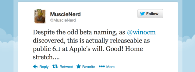 iOS 6.1 &#039;Beta 5&#039; is Actually Not a Beta But a Publicly Releaseable Build!