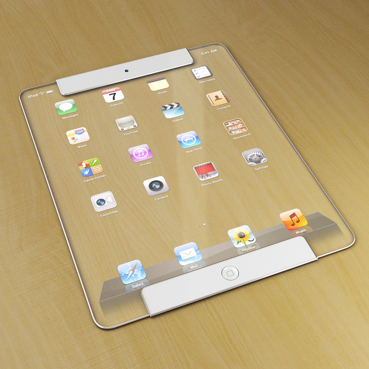 New Transparent iPad Concept [Video]