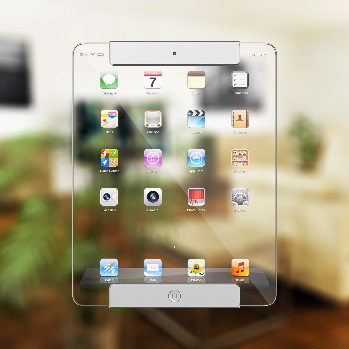 New Transparent iPad Concept [Video]