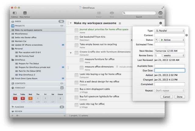 Omni Group Debuts OmniFocus 2 for Mac