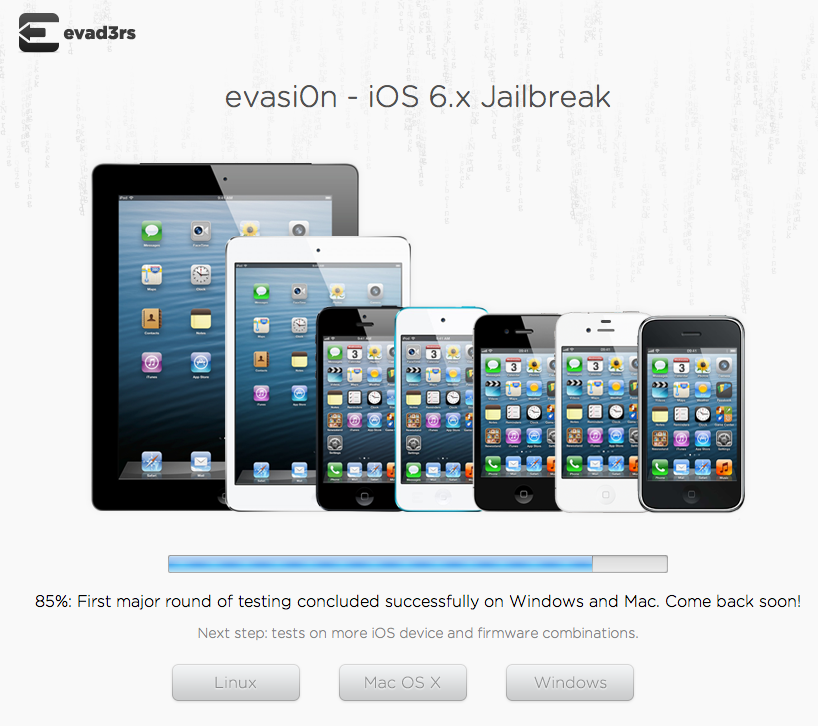 Primera ronda de pruebas del Jailbreak Evasi0n completado con éxito