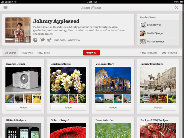 Pinterest App Can Now Edit Pins, Manage Comments