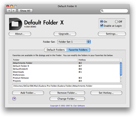 St. Clair Software Releases Default Folder X 4.1.1