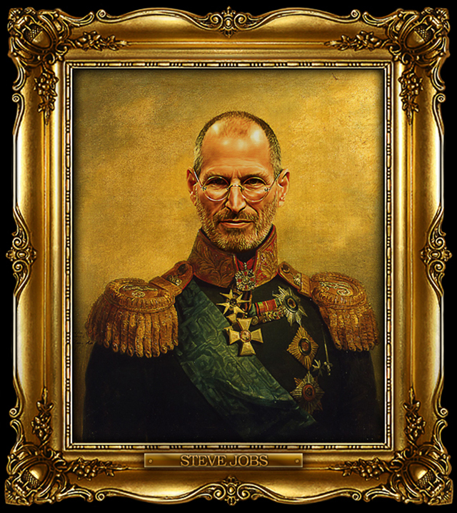 Steve Jobs as a Russian Army General [Images]