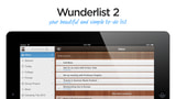 Wunderlist To-Do List App is Updated With iPad Support