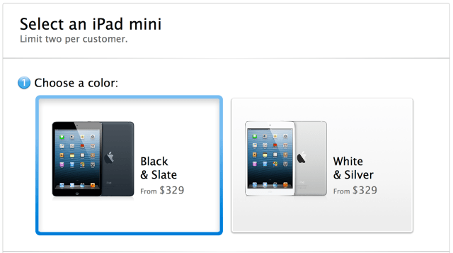 O iPad Mini está agora &quot;Em stock&quot; em mais países