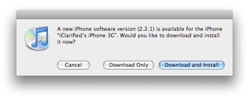 Apple Lanza La Actualizacion 2.2.1 De Firmware Para El iPhone