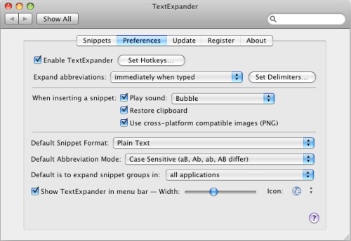 SmileOnMyMac Releases TextExpander 2.5.1