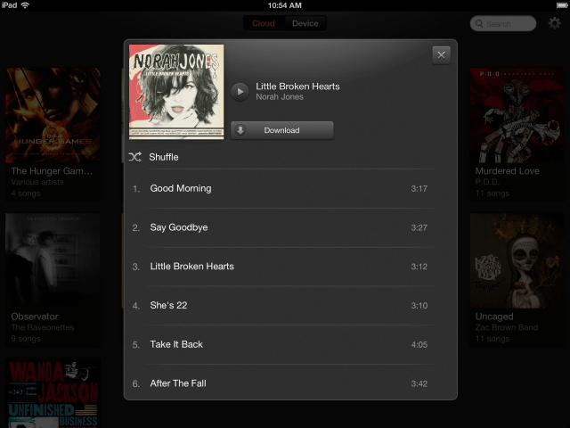 Amazon Cloud Player Released for iPad