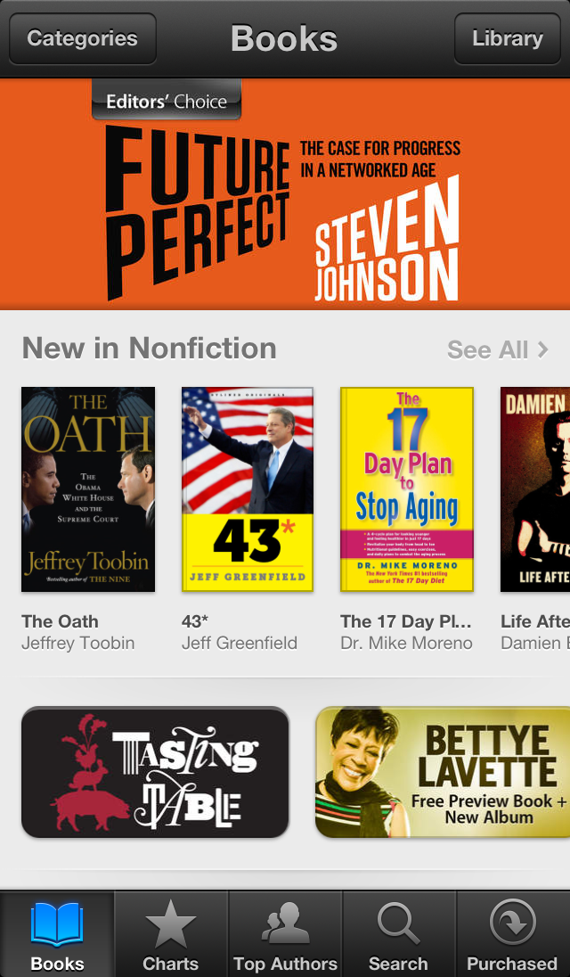 Apple Releases iBooks 3.1, Brings iBookstore to Japan