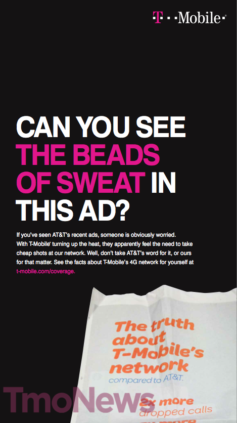 T-Mobile Responds to AT&amp;T&#039;s Attack Ad [Images]