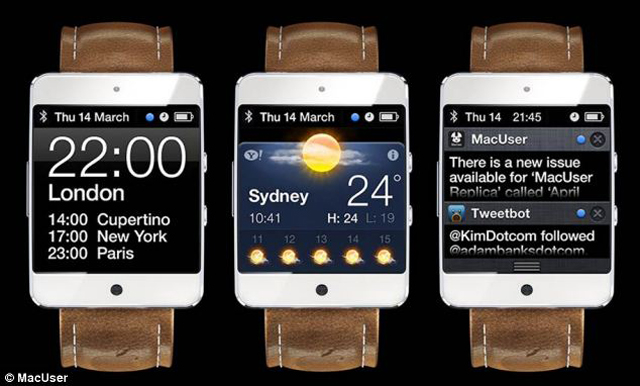 New iWatch Concept With Leather Strap [Images]