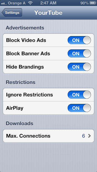 YourTube is Updated With iOS 6 Support