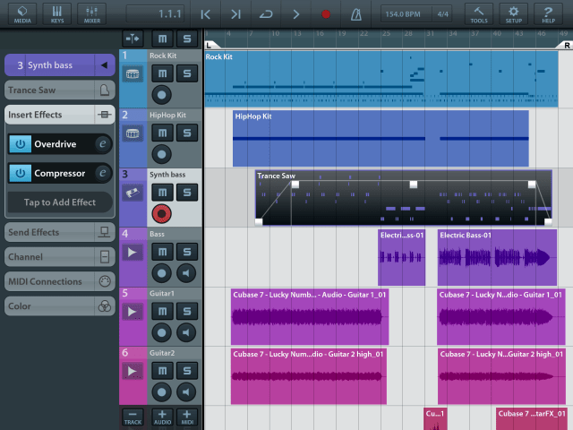 Cubasis App Gets Support for Recording 24 Audio Tracks Simultaneously