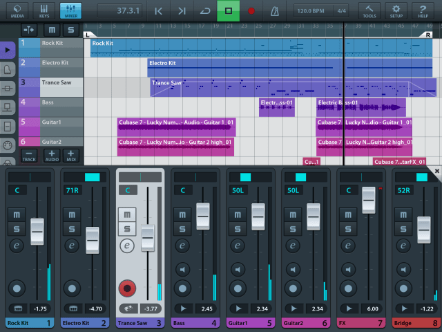 Cubasis App Gets Support for Recording 24 Audio Tracks Simultaneously