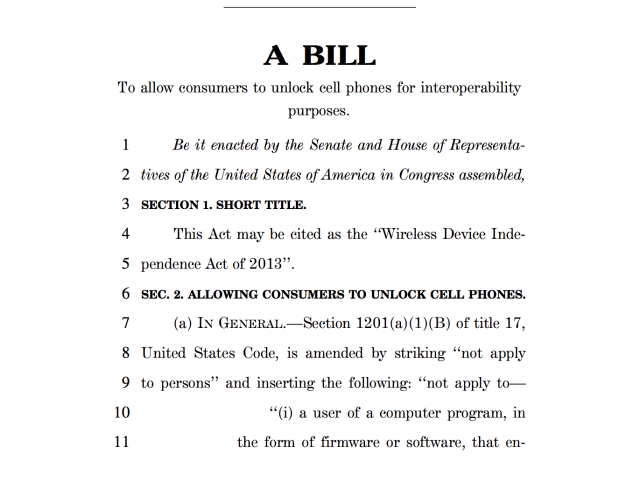 Small U.S. Carriers Are Backing Cell Phone Unlocking Bills in Congress