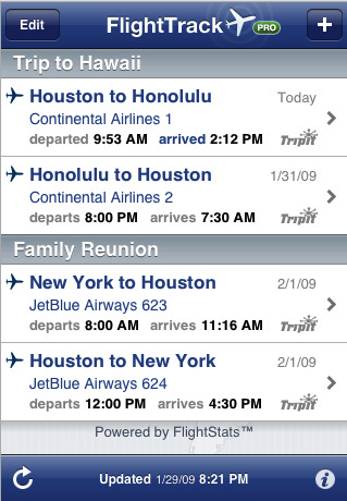 FlightTrack Pro Now Available in Apple App Store