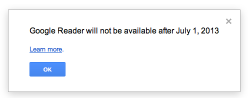 Google Announces It&#039;s Killing Google Reader