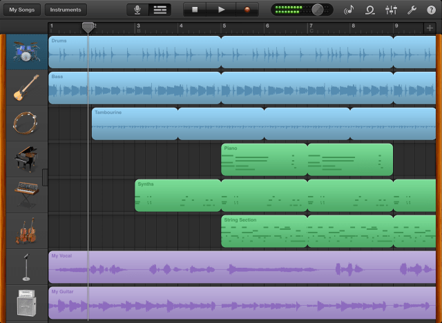 GarageBand for iOS is Updated With Audiobus Support