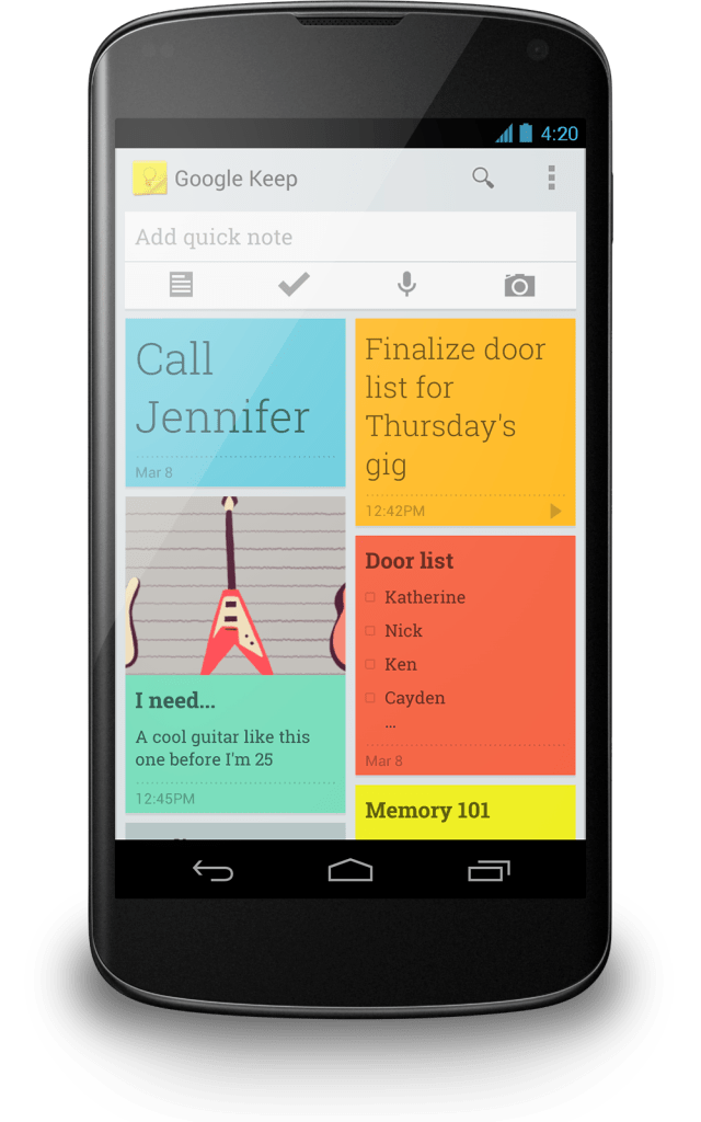 Google Officially Launches &#039;Google Keep&#039; [Video]