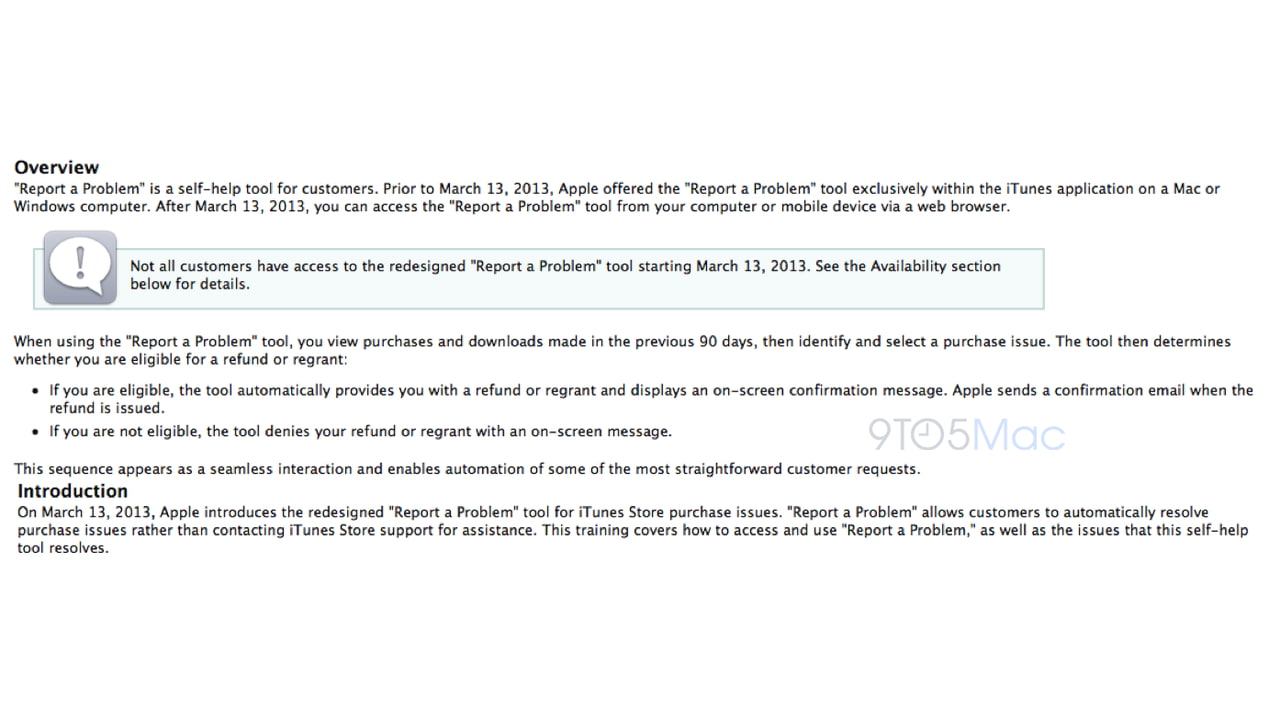 Apple Launches Redesigned 'Report a Problem' Tool for iTunes Store ...