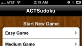 ACTSudoku for iPhone Now Available Free