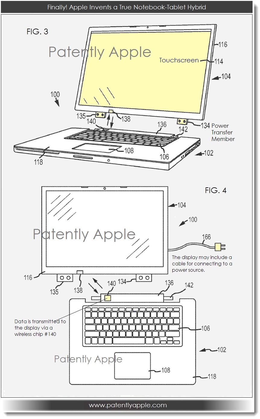 Apple Patents Hybrid Notebook/Tablet
