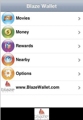Blaze Mobile Wallet Now in Apple App Store