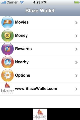 Blaze Mobile Wallet Now in Apple App Store