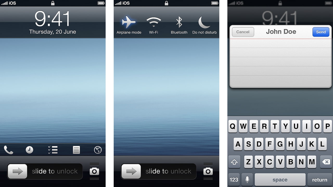 New iOS 7 Concept Features Improved Lockscreen, Widgets, Mission ...