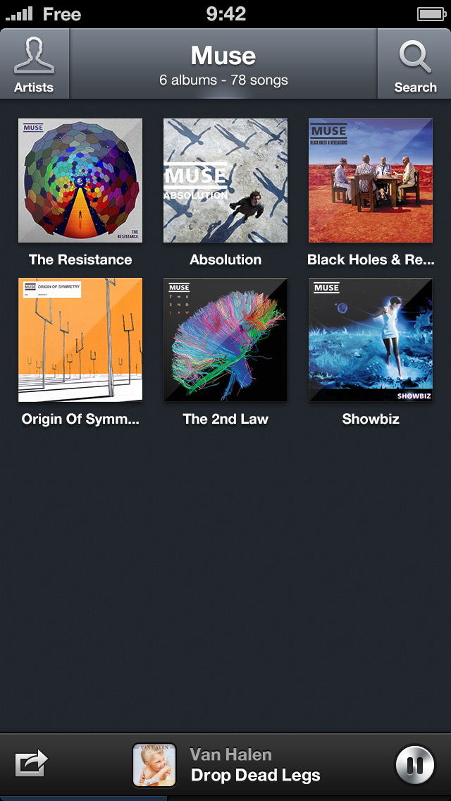 Ecoute Music Player Update Brings Auto Artwork Downloads, Play Next, More