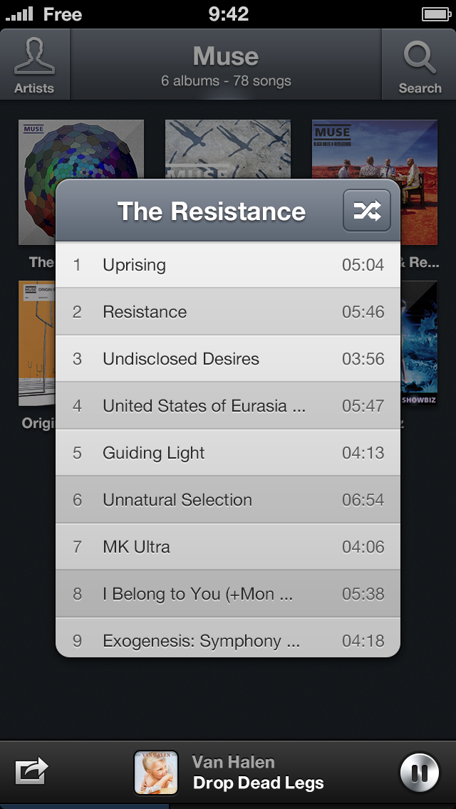 Ecoute Music Player Update Brings Auto Artwork Downloads, Play Next, More