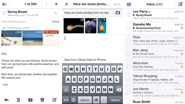 Yahoo! Mail App is Updated With iPad Support - iClarified
