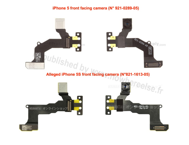 iPhone 5S Front Facing Camera Part Leaked? [Photo]