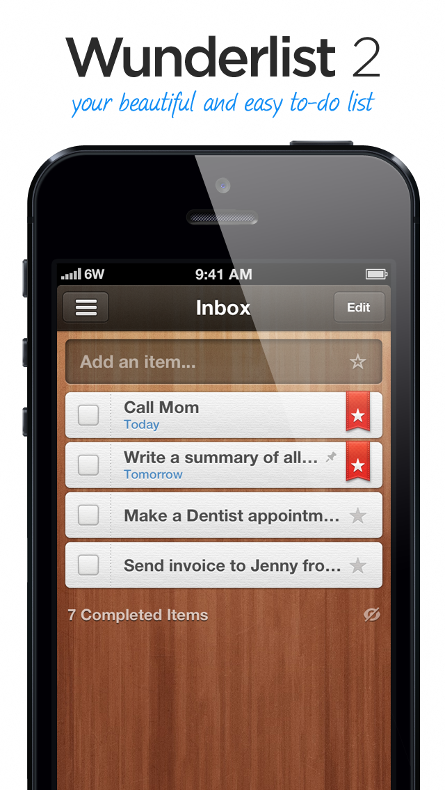 Wunderlist Pro Released for iOS and OS X