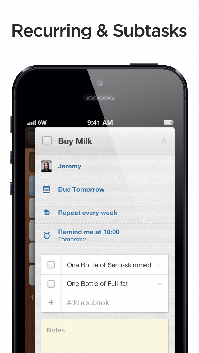 Wunderlist Pro Released for iOS and OS X