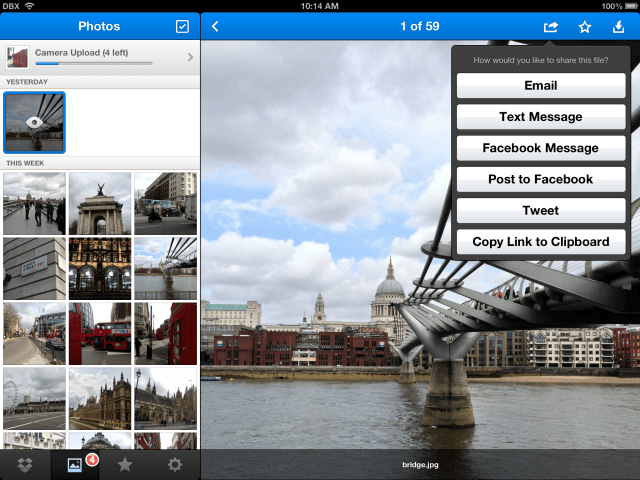 Dropbox App Gets Support for Viewing All Your Photos