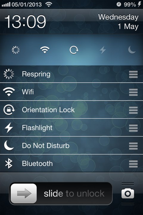 LockscreenToggles Tweak Adds Easy Access Toggles to Your Lockscreen