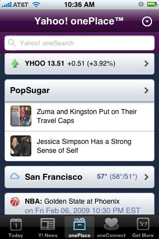 Yahoo Announces New Yahoo! Mobile iPhone App