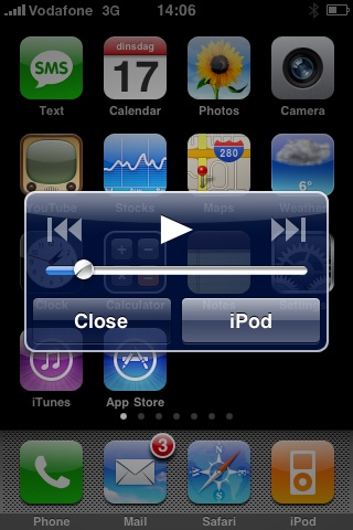 Enable iPod Controls from any iPhone App
