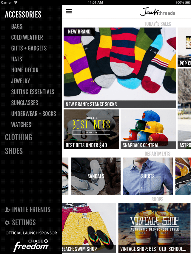 JackThreads Launches App for iPad