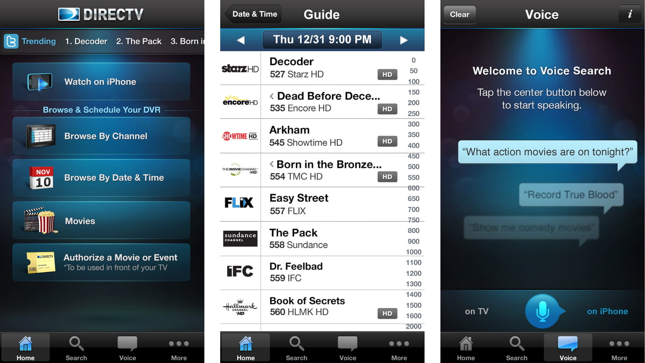 Dip Direct Ios DIRECTV iPhone App Gets Voice Search - iClarified