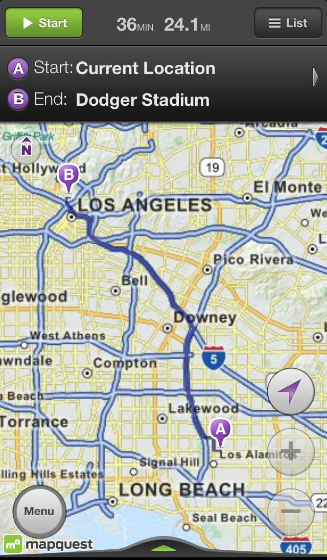 MapQuest App is Updated With Location Sharing