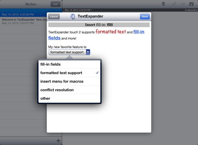 TextExpander for iOS Gets a Major Update
