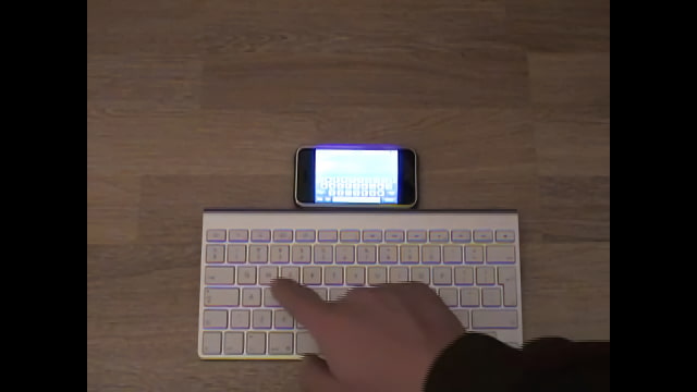 iPhone Works With Apple Bluetooth Keyboard [Video]