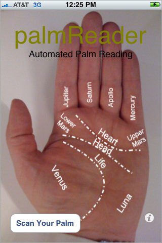 palmReader 1.0 Released for iPhone