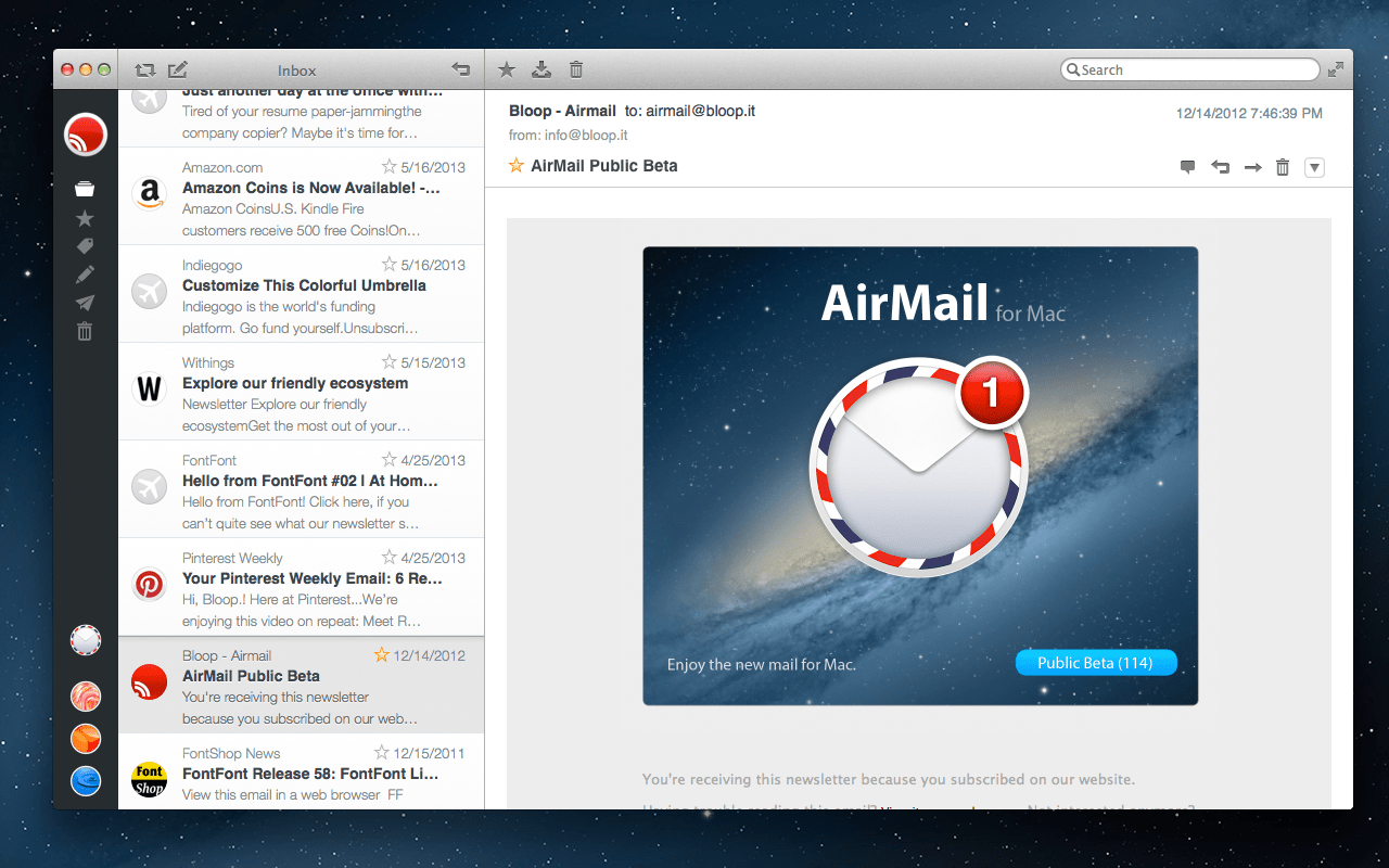 Is there a gmail app for macbook pro