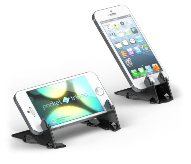 Pocket Tripod is a 360 Degree iPhone Stand That Fits In Your Wallet