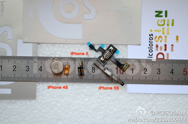 Leaked Parts Reveal Gold Colored SIM Card Tray and Buttons for iPhone 5S? [Photos]